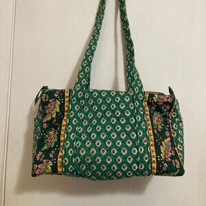 VERA BRADLEY Small Duffel Greenfield Cotton